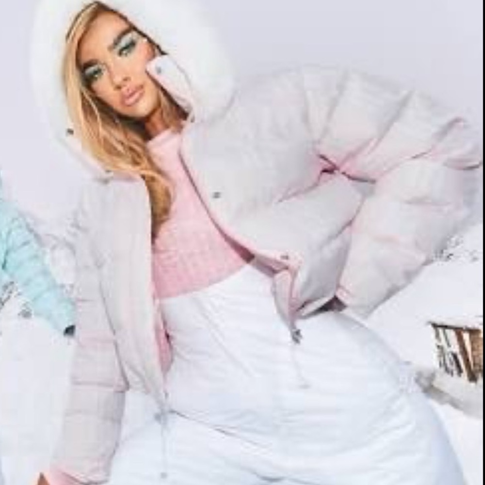 Faux fur coat